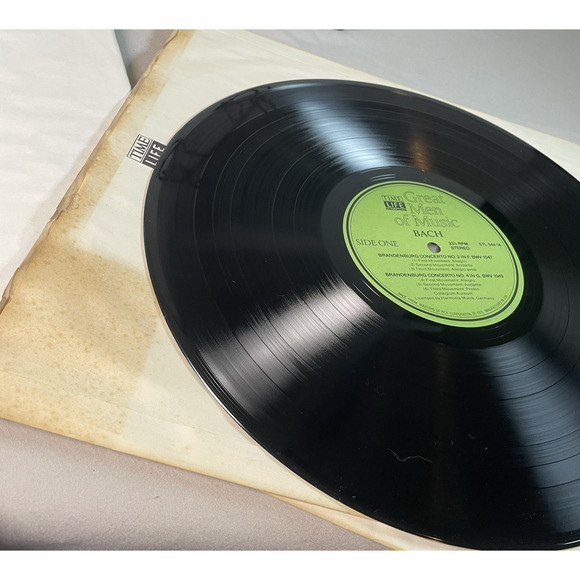 Johann Sebastian Bach Great Men Of Music Time Life Music 4 Vinyl LP Set + Book - Picture 4 of 9